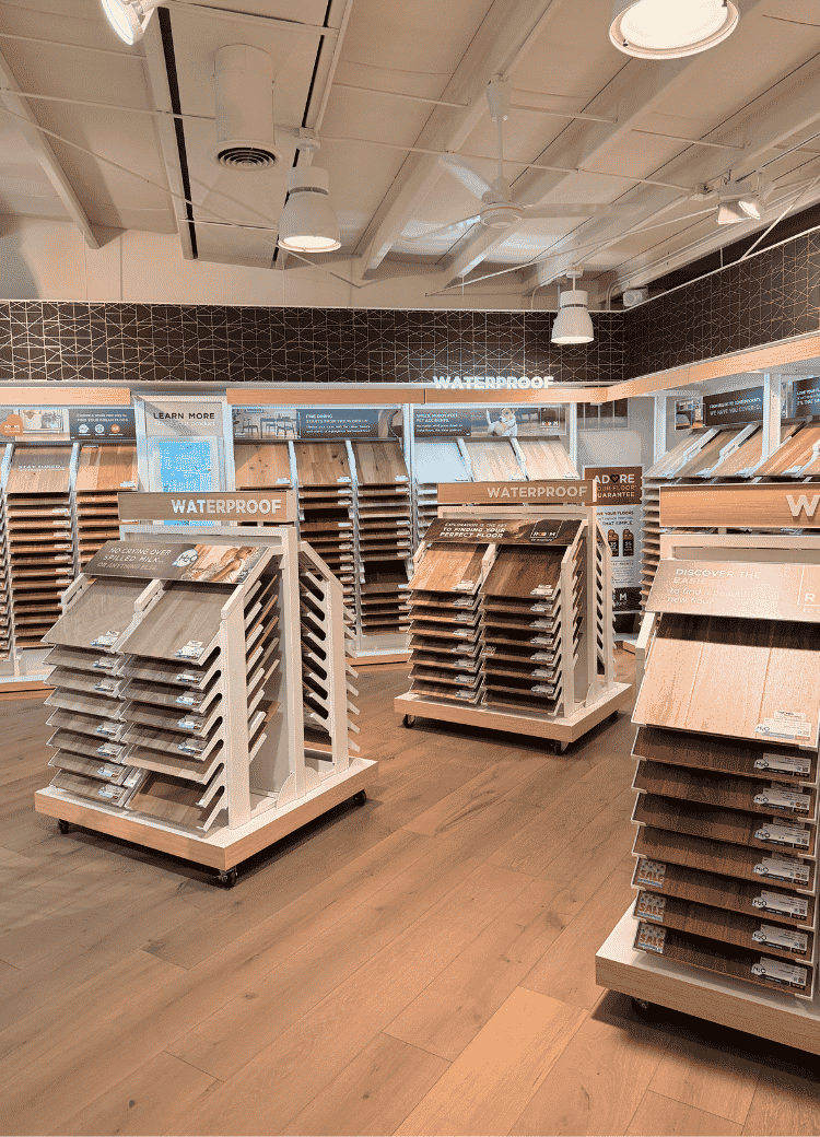 Hardwood and waterproof flooring