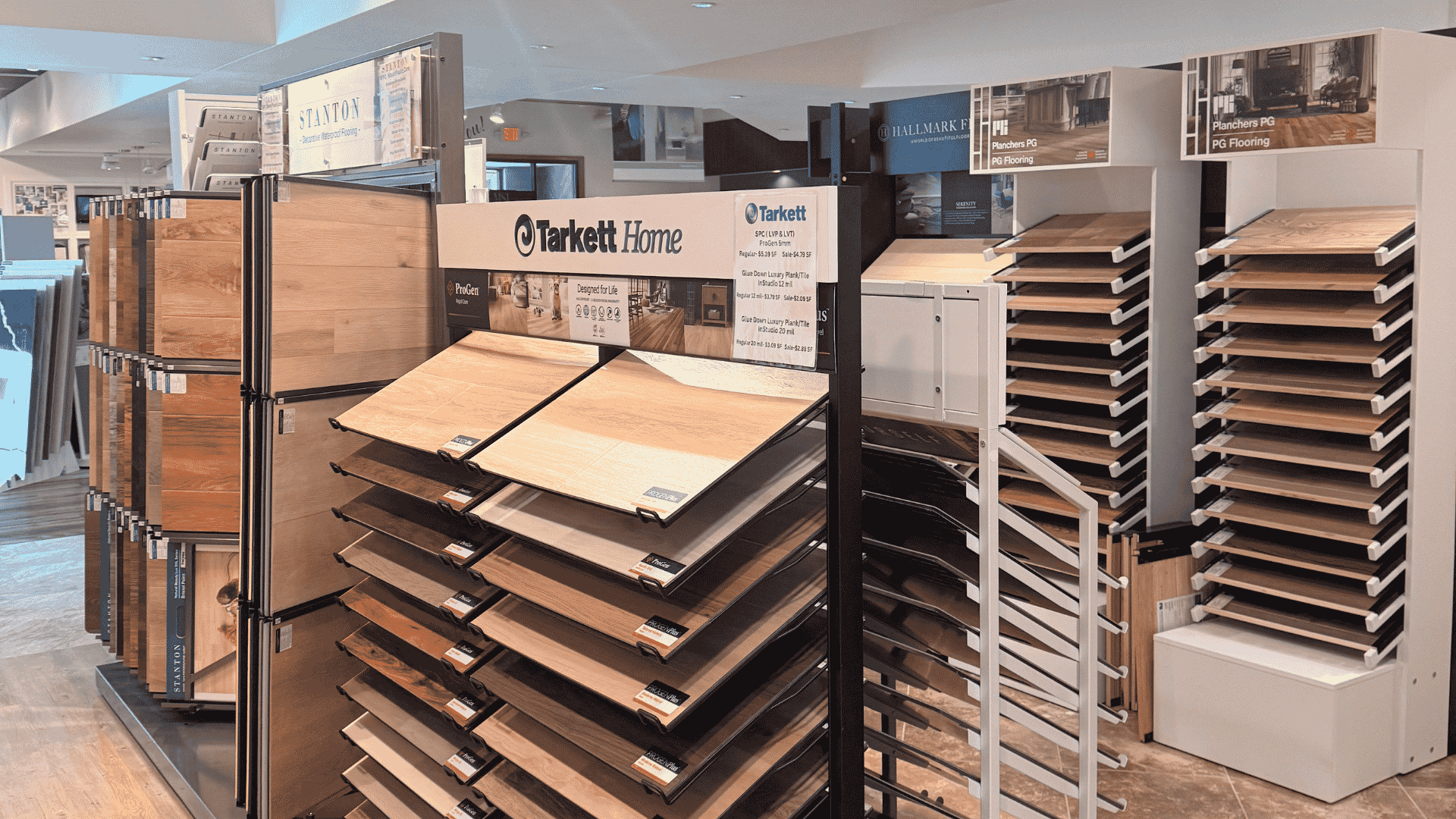 Luxury Vinyl flooring swatch 