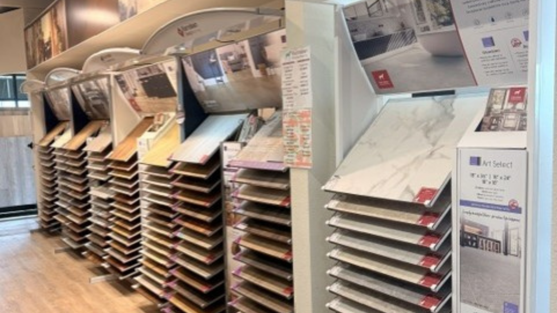 Tile flooring swatch