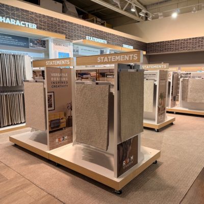 carpet showroom at Twohig Flooring America